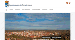 Desktop Screenshot of navahermosa.es